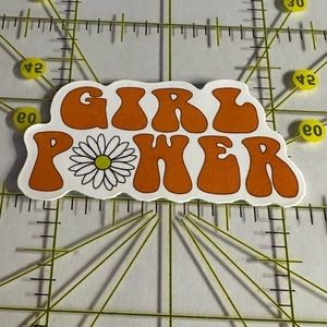 •Brand New• Flower Power Aesthetic Waterproof Sticker